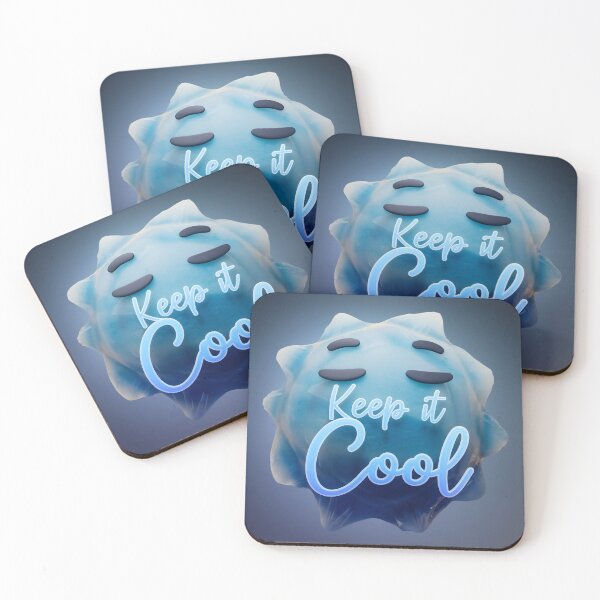 Item preview, Cool Icy Emoji With 'Keep It Cool' Typography designed and sold by Creative88Art.
