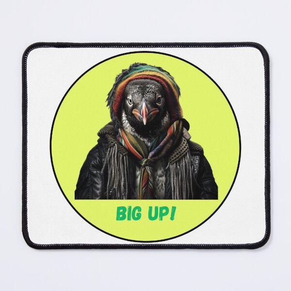 Item preview, BIG UP PENGUIN RASTA designed and sold by MadPandaPL.