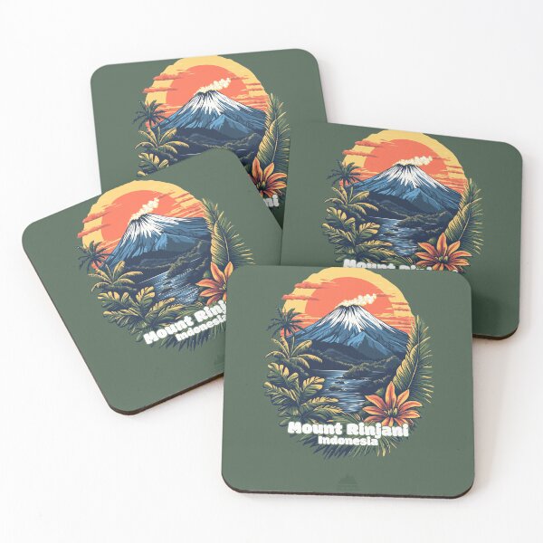 Item preview, Mount Rinjani - Indonesia | Iconic Trails and Peaks Series designed and sold by WanderUpNorth.
