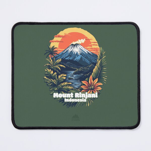 Item preview, Mount Rinjani - Indonesia | Iconic Trails and Peaks Series designed and sold by WanderUpNorth.