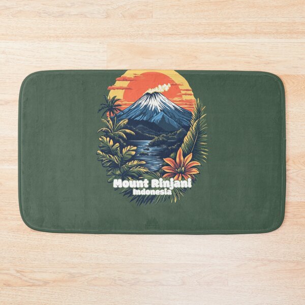 Item preview, Mount Rinjani - Indonesia | Iconic Trails and Peaks Series designed and sold by WanderUpNorth.