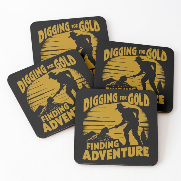 Item preview, Digging for Gold, Finding Adventure designed and sold by Traveldrawings.