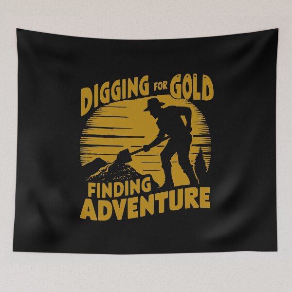 Item preview, Digging for Gold, Finding Adventure designed and sold by Traveldrawings.