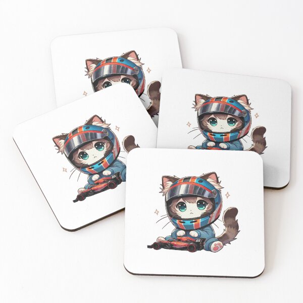 Item preview, Ferrari Race Funny Cat Anime, Big Shield For Men designed and sold by Creat-Des.