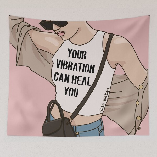 Item preview, Your vibration can Heal you by Sasa Elebea designed and sold by Sabrina Brugmann.