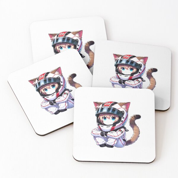 Item preview, Ferrari Race Funny Cat Anime, Big Shield For Men designed and sold by Creat-Des.