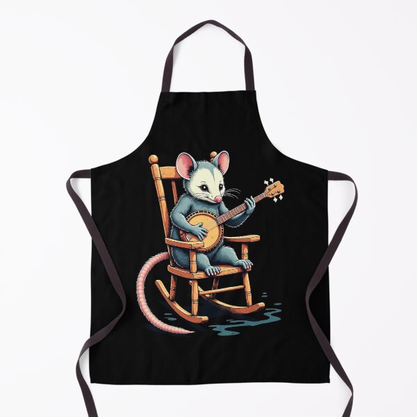 Item preview, Funny Opossum Playing Banjo on Rocking Chair - Banjo Lovers designed and sold by kjp-design.
