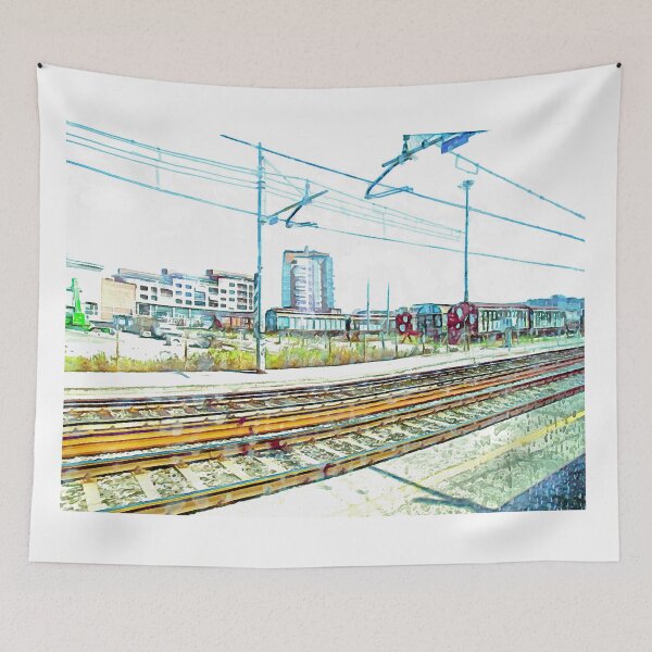 Item preview, Pescara station from train window designed and sold by Giuseppe Cocco.