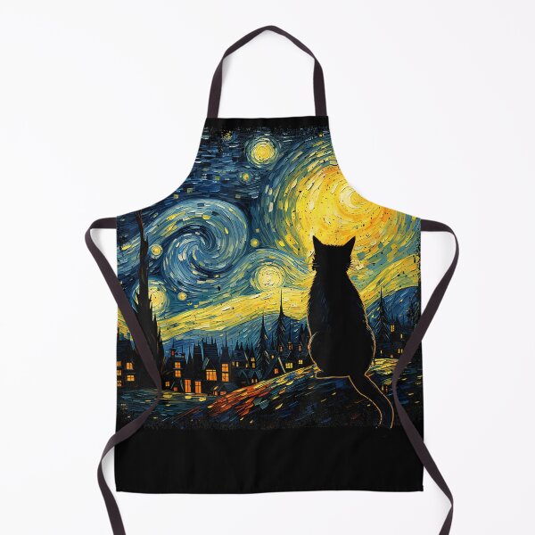Item preview, Cat Starry Night Van Gogh Cat For Cat Lover Cat Mom Cat Dad designed and sold by Phoemps.