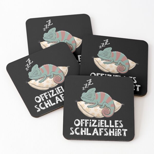 Item preview,  Offizielles Schlafshirt - Niedlicher Chamäleon schläft designed and sold by Smix Pixels.