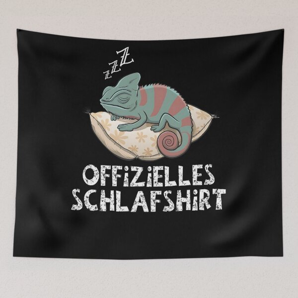 Item preview,  Offizielles Schlafshirt - Niedlicher Chamäleon schläft designed and sold by Smix Pixels.
