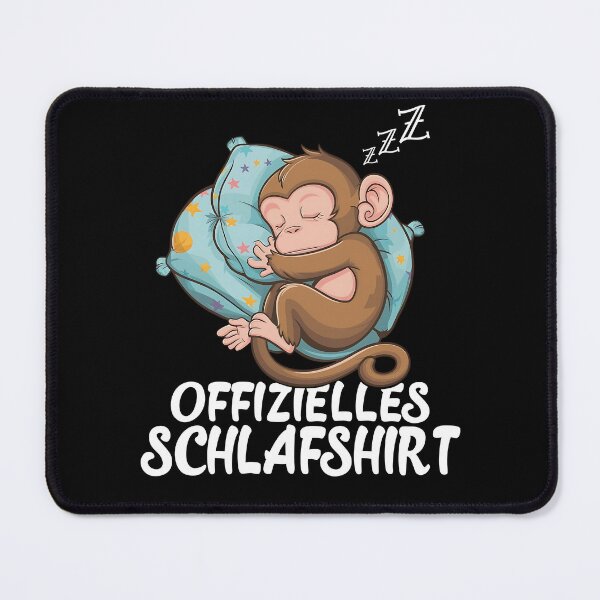 Item preview, Offizielles Schlafshirt - Niedlicher Affe schläft designed and sold by Smix Pixels.