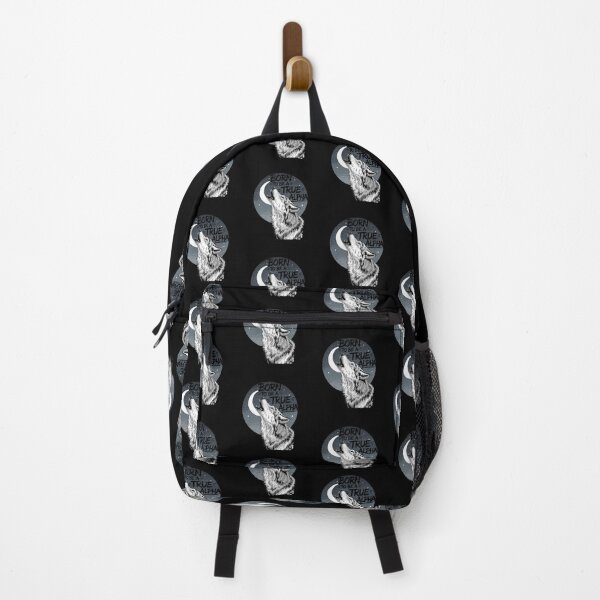Item preview, Born to Be a True Alpha Wolf Moon Design Outdoors designed and sold by Flying Jake.