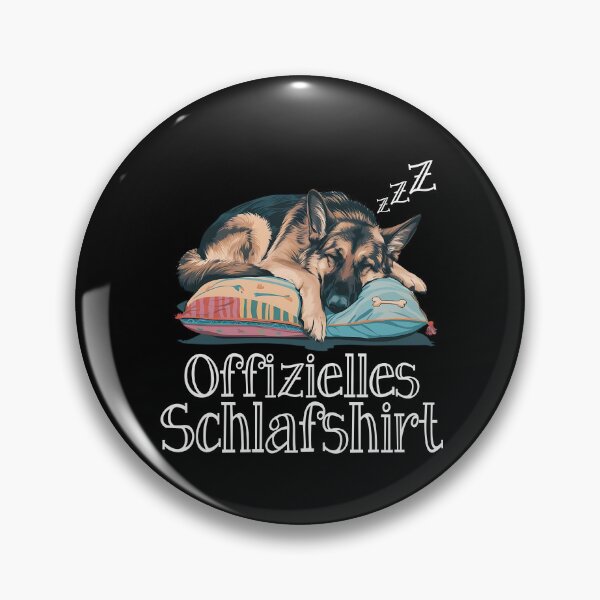 Item preview, Offizielles Schlafshirt - Niedlicher Deutscher Schäferhund schläft designed and sold by Smix Pixels.