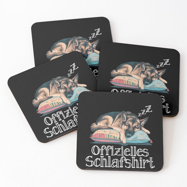 Item preview, Offizielles Schlafshirt - Niedlicher Deutscher Schäferhund schläft designed and sold by Smix Pixels.