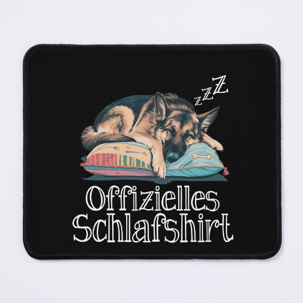 Item preview, Offizielles Schlafshirt - Niedlicher Deutscher Schäferhund schläft designed and sold by Smix Pixels.