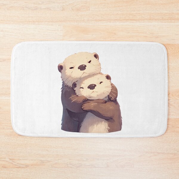 Item preview, Cute Cuddling Otters  designed and sold by StickySparkle.