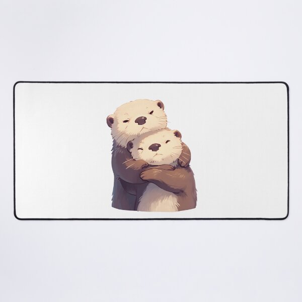 Item preview, Cute Cuddling Otters  designed and sold by StickySparkle.