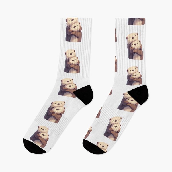 Item preview, Cute Cuddling Otters  designed and sold by StickySparkle.
