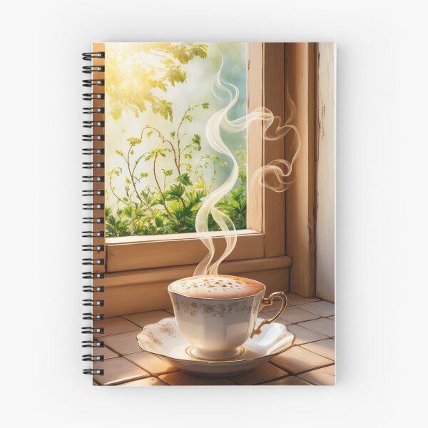 Item preview, 001 Steaming Hot Coffee designed and sold by Alexis Art Collection.