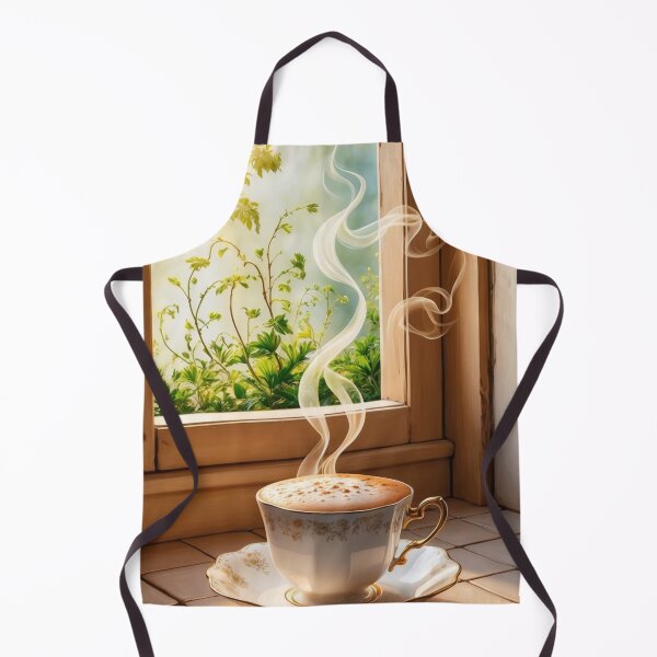 Item preview, 001 Steaming Hot Coffee designed and sold by Alexis Art Collection.