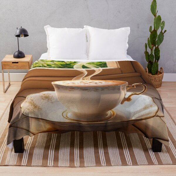 Item preview, 001 Steaming Hot Coffee designed and sold by Alexis Art Collection.