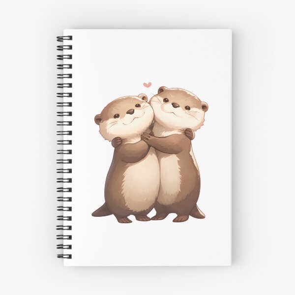 Item preview, Cute Cuddling Otters  designed and sold by StickySparkle.