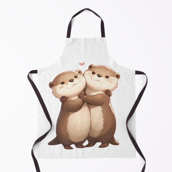 Item preview, Cute Cuddling Otters  designed and sold by StickySparkle.