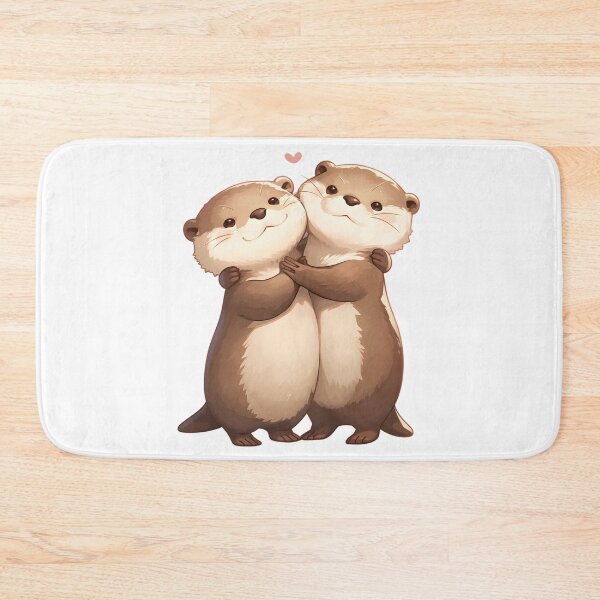 Item preview, Cute Cuddling Otters  designed and sold by StickySparkle.