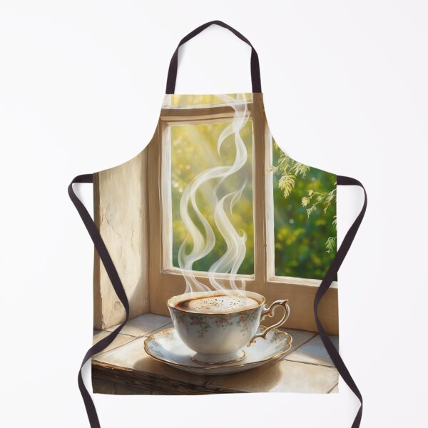 Item preview, 002 Steaming Hot Coffee designed and sold by Alexis Art Collection.