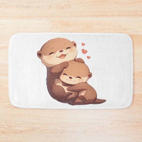Item preview, Cute Cuddling Otters  designed and sold by StickySparkle.