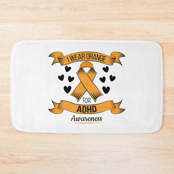 Item preview, Adhd Awareness for Mental Health Awareness. Orange Ribbon to wear in October designed and sold by AdiApparel.