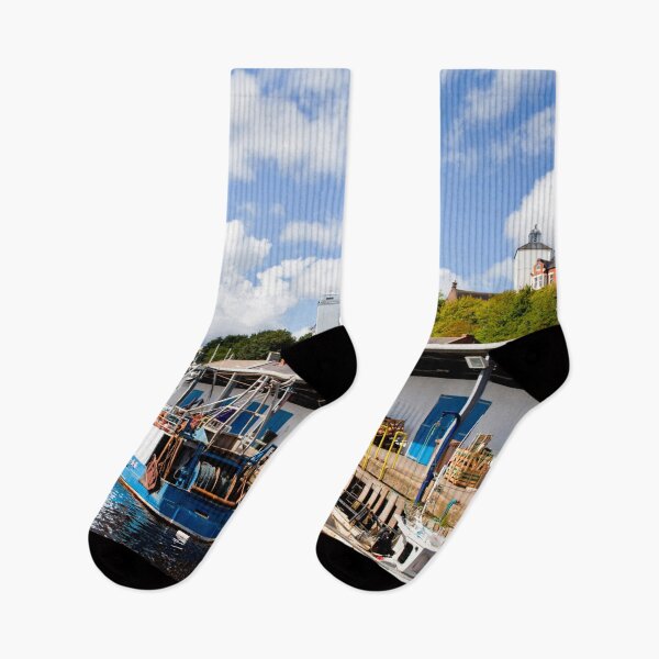 Item preview, North Shields Fish Quay in Summer Sunshine designed and sold by Violaman.
