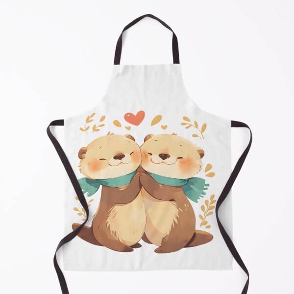 Item preview, Cute Cuddling Otters  designed and sold by StickySparkle.