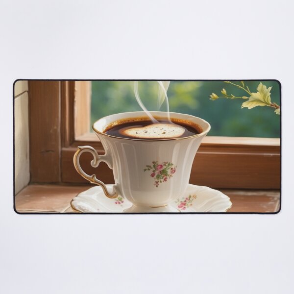 Item preview, 003 Steaming Hot Coffee designed and sold by Alexis Art Collection.