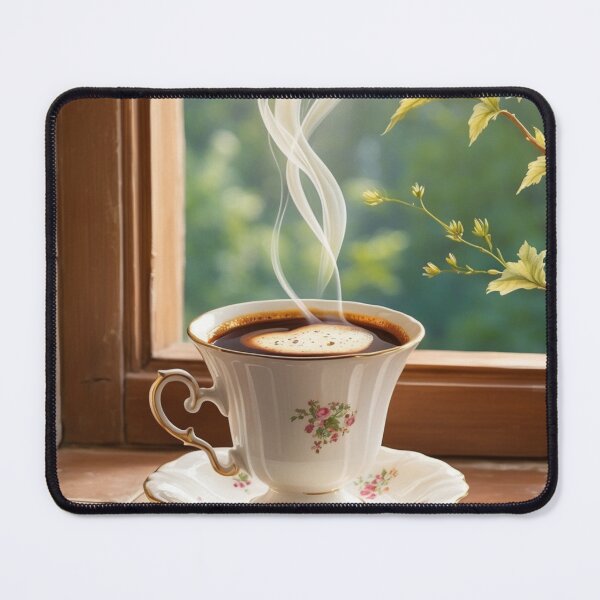 Item preview, 003 Steaming Hot Coffee designed and sold by Alexis Art Collection.