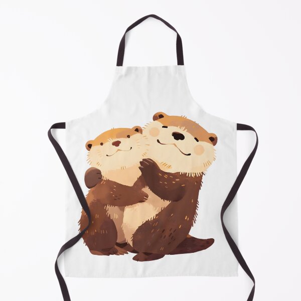Item preview, Cute Cuddling Otters  designed and sold by StickySparkle.