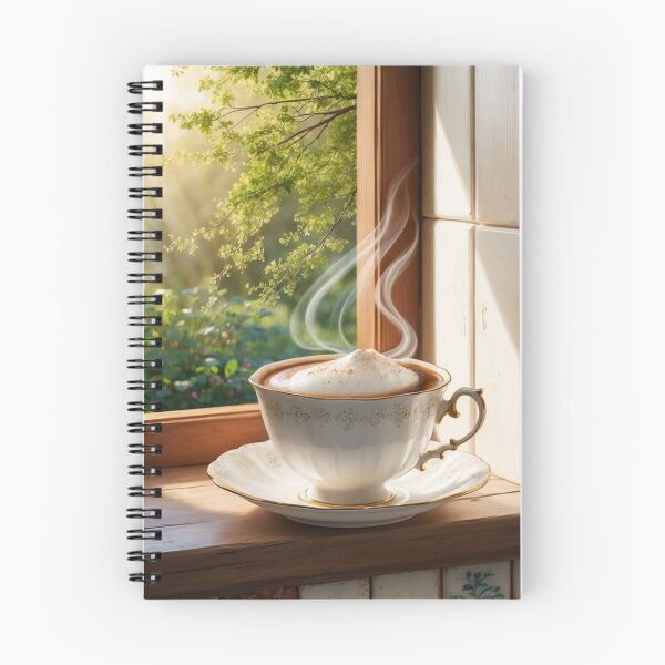 Item preview, 004 Steaming Hot Coffee designed and sold by Alexis Art Collection.