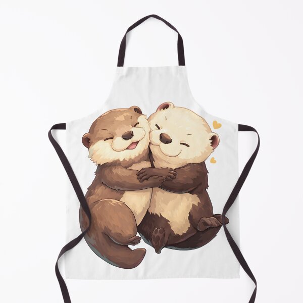 Item preview, Cute Cuddling Otters  designed and sold by StickySparkle.