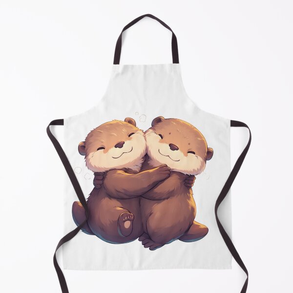 Item preview, Cute Cuddling Otters  designed and sold by StickySparkle.