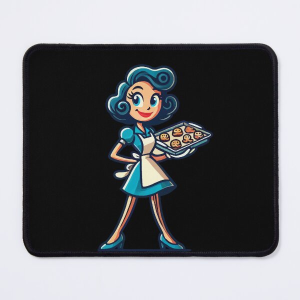 Item preview, Happy Baker With Cookie Tray designed and sold by LuminOrb.