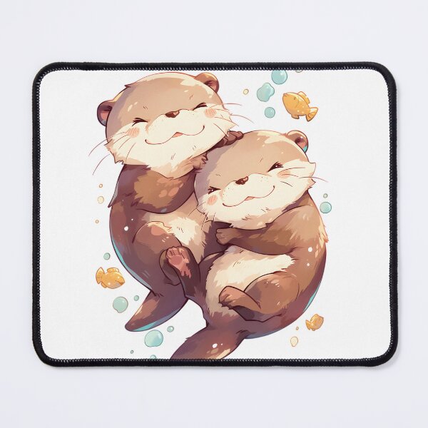 Item preview, Cute Cuddling Otters  designed and sold by StickySparkle.