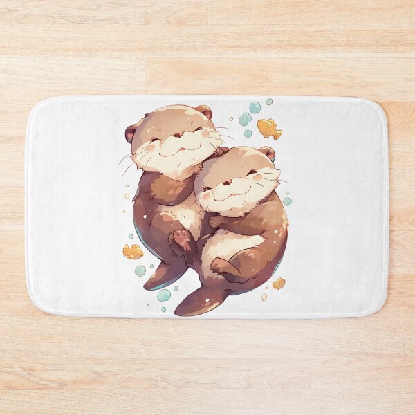 Item preview, Cute Cuddling Otters  designed and sold by StickySparkle.