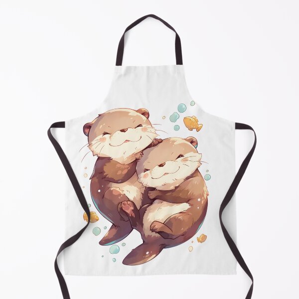 Item preview, Cute Cuddling Otters  designed and sold by StickySparkle.