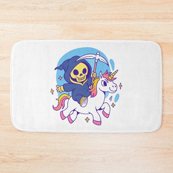 Item preview, Grim Reaper on Unicorn: Dark Fantasy Meets Whimsy ArtGrim Reaper on Unicorn: Dark Fantasy Meets Whimsy Art designed and sold by Timegraf.