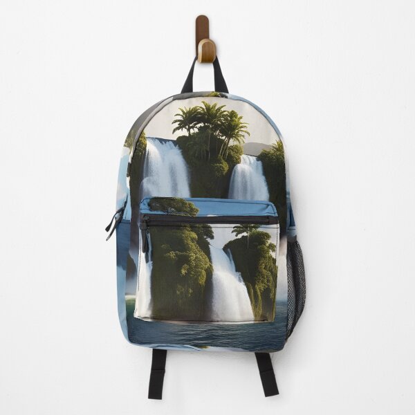 Item preview, waterfalls in the green forest or green jungle 17 designed and sold by AA-designstore.
