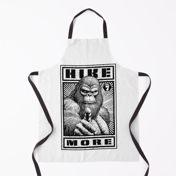Item preview, Bigfoot Hiking Vintage Propaganda Funny Outdoor Hiker designed and sold by GrandeDuc.
