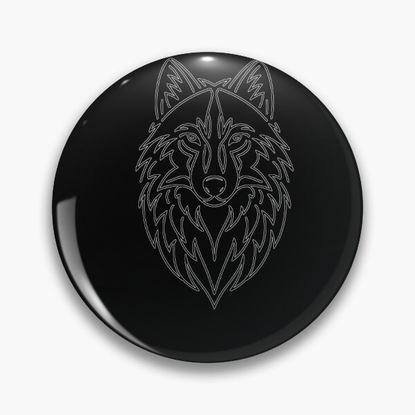 Item preview, Wolf Outline Art Wild Animal Lover Apparel designed and sold by Flying Jake.