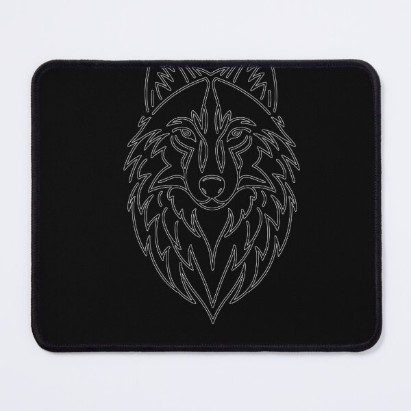 Item preview, Wolf Outline Art Wild Animal Lover Apparel designed and sold by Flying Jake.