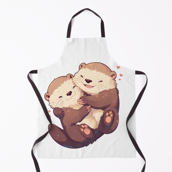 Item preview, Cute Cuddling Otters  designed and sold by StickySparkle.